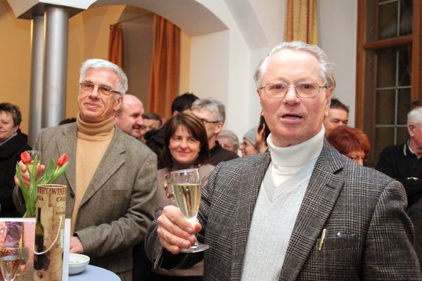 Organist und Chorleiter Gerhard Tschaffon.